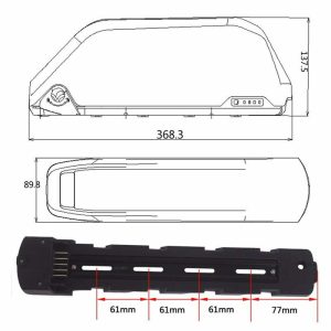 91 hücreli elektrikli bisiklet batarya kutusu ölçüleri