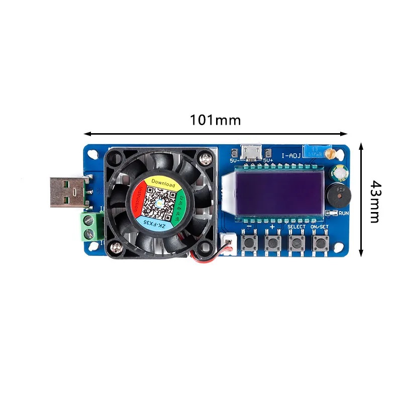 FX35 5A 35W Elektronik Yük pil kapasite testi - Görsel 3