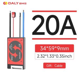 Daly 10S BMS 20A – Li-ion – Balans – Com Port